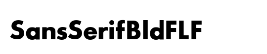 SansSerifBldFLF-Italic