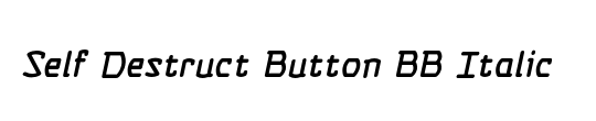 Self Destruct Button BB