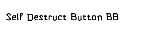 Self Destruct Button BB