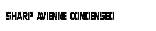 Sharp Avienne Condensed