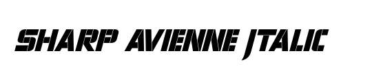 Sharp Avienne Condensed