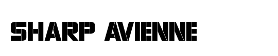 Sharp Avienne Condensed