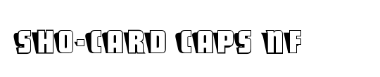ShoCard Caps NF