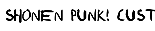 Shonen Punk! Custom Bold
