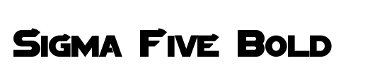 Sigma Five Sans