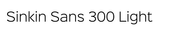 Sinkin Sans 700 Bold Italic