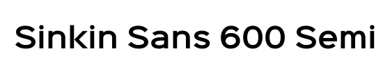 Sinkin Sans 800 Black