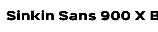 Sinkin Sans 800 Black