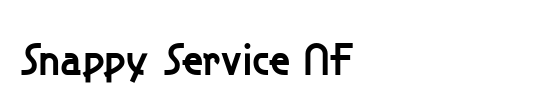 7th Service Expanded Italic