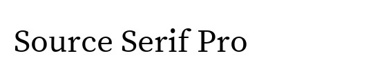 Source Serif Pro Semibold