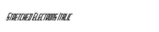 Stretched Signature Ext Bold