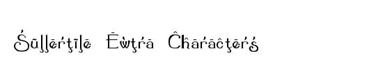 Characters