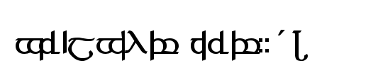 Tengwar Elfica A