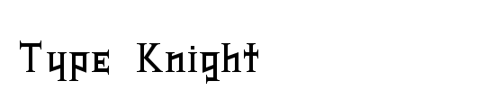 Quest Knight Italic