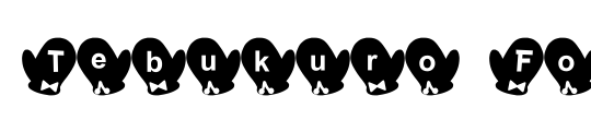 Tebukuro Font