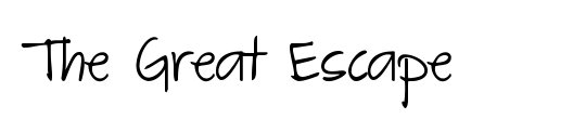 Escape Artist Italic