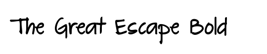 Escape Artist Bold