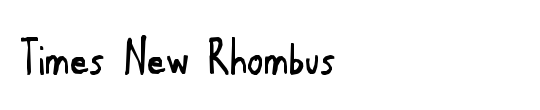 Times New Rhombus