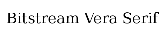 Bitstream Vera Serif