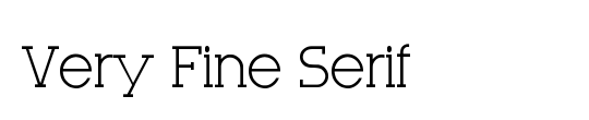 Fine Serif