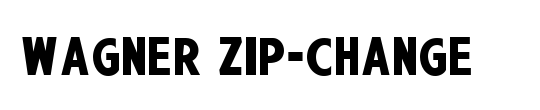 Wagner Zip-Change Condensed
