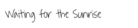 Hello Sunrise Script