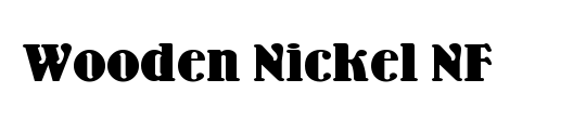 Nickel Bumpy  created using FontCreator 6.5 from High-Logic.com                                           