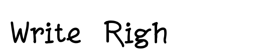 Write Righ