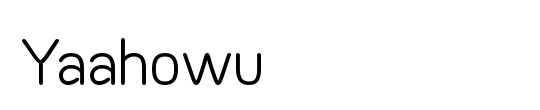 Yaahowu Bold Italic