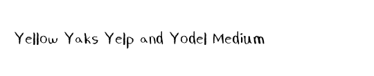 Yellow Yaks Yelp and Yodel