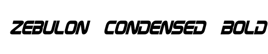 Zebulon Condensed