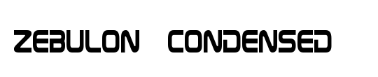 Zebulon Condensed