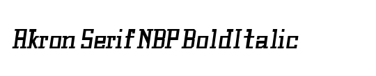 Akron Serif NBP