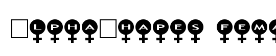 Female and Male Symbols