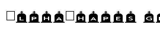 AlphaShapes gravestones