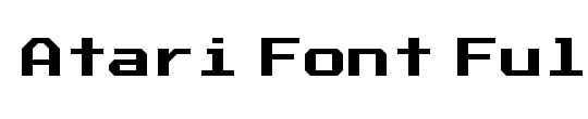 Atari Font Full Version