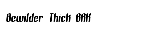 Yaahowu Thick Italic