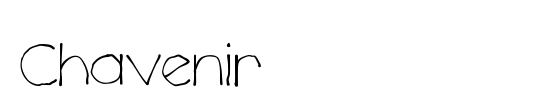 Chavenir Lower Case