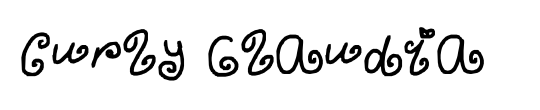 CK Curly Cursive