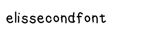 elissecondfont