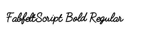 FabfeltScript Bold