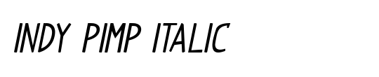 Indy Italic Alt LET