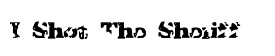 I shot the Serif