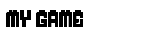 Game Sans Serif 7