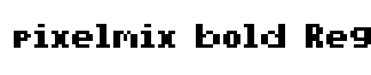 pixelmix bold