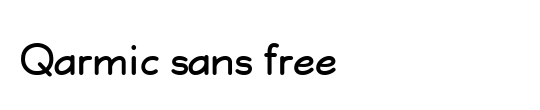 Qarmic sans free