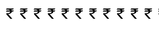 English with Indian Rupee