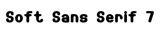 Square Sans Serif 7