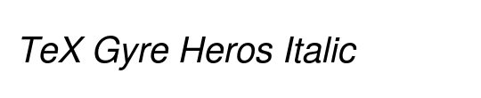 TeX Gyre Heros Cn