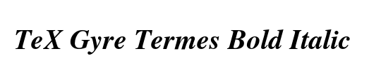 TeX Gyre Termes